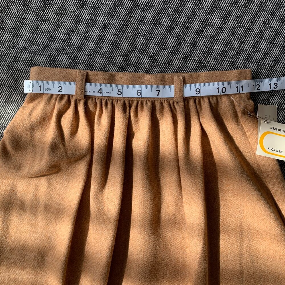 Wool Blend Vintage Skirt Youth Kids Girls Size 8 Medium, 23" Waist - Picture 12 of 15